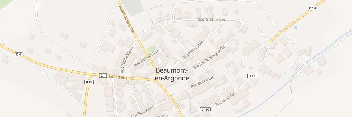 Plan du 2 Rue Flamagritte à Beaumont-en-Argonne