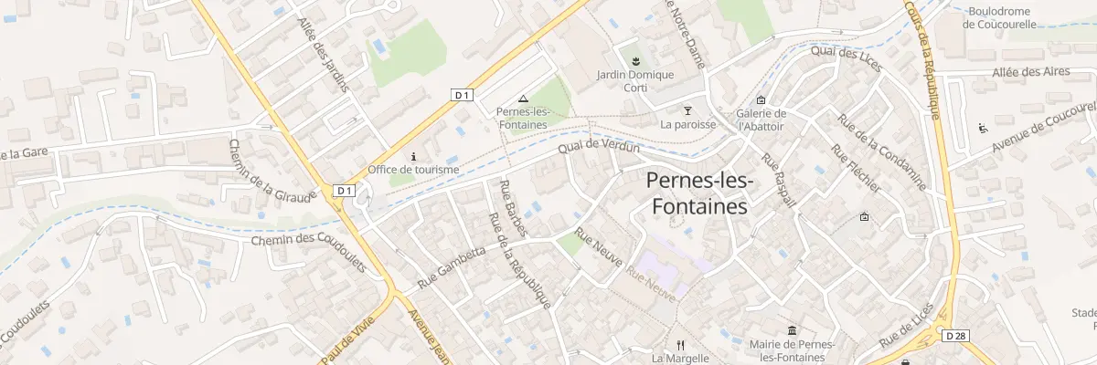Plan du 158 Rue Victor Hugo à Pernes-les-Fontaines