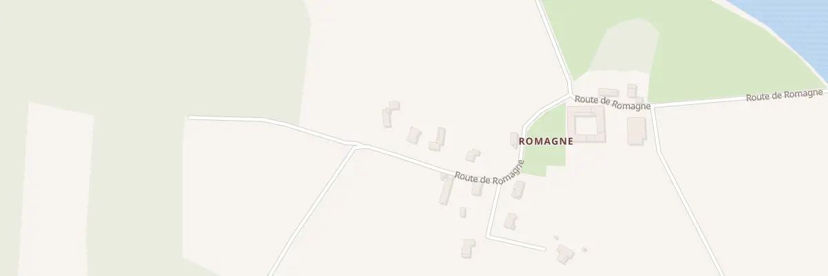 Plan du 974 Rte de Romagne au Montellier