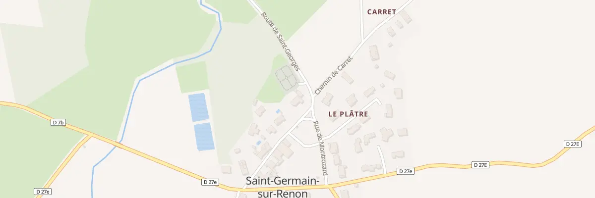 Plan du 157 Rue Claude Antoine Guillin à Saint-Germain-sur-Renon