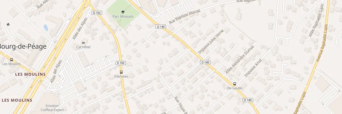 Plan du 6 Rue Veuve Besset à Bourg-de-Péage