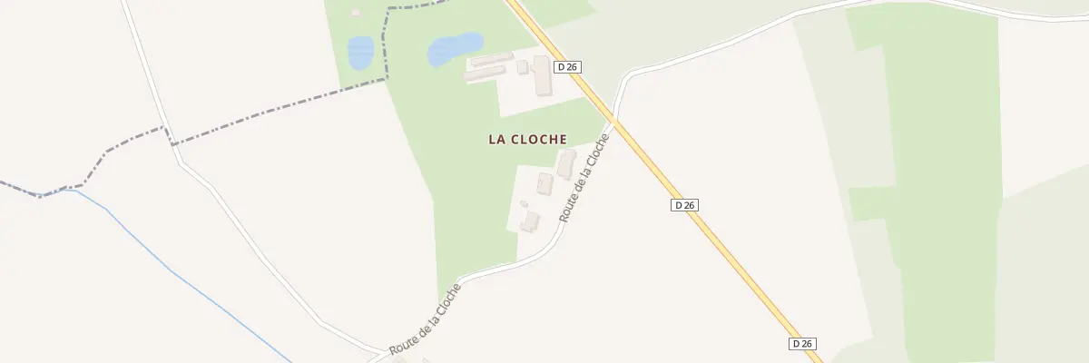 Plan du 68 Rte de la Cloche à Marsonnas