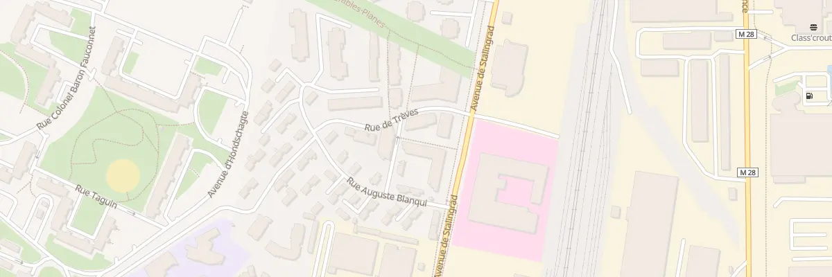 Plan du 7 Rue de Trèves à Dijon