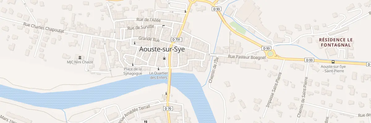 Plan du 12 Rue des Moulins à Aouste-sur-Sye