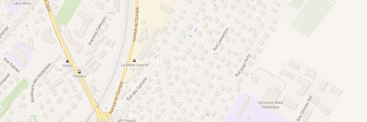 Plan du 7 Rue Lamartine à Longvic