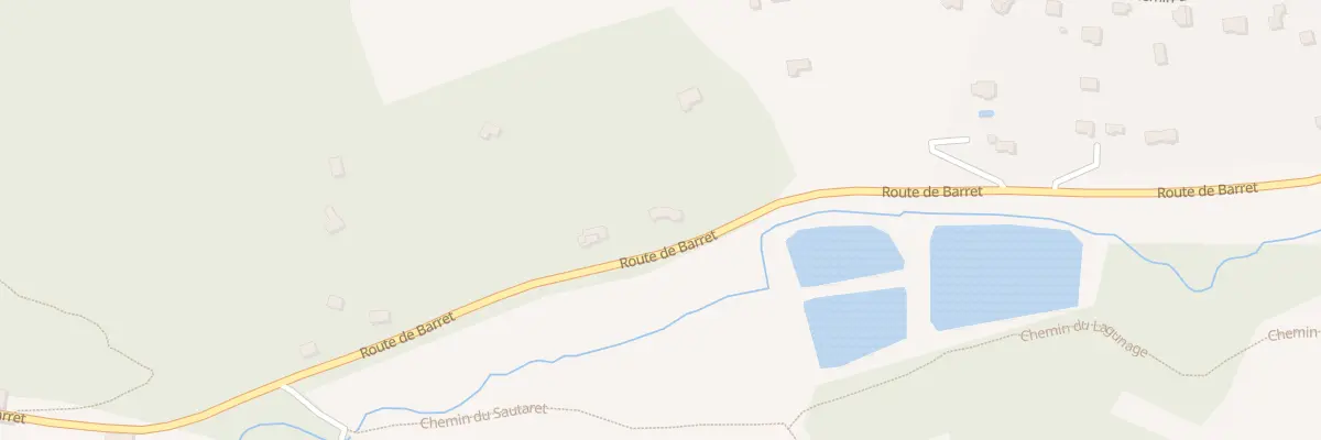 Plan du 159 Rte de Barret à Saint-Georges-d’Espéranche