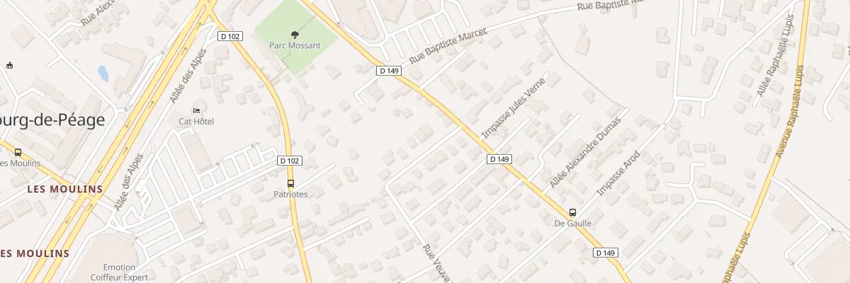 Plan du 4 Rue Veuve Besset à Bourg-de-Péage