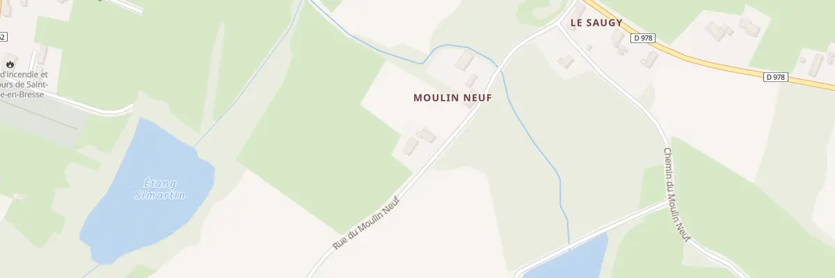 Plan du 277 Rue du Moulin Neuf à Saint-Étienne-en-Bresse