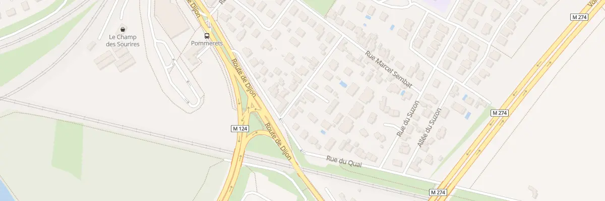 Plan du 4 Rue des Pommerets à Longvic