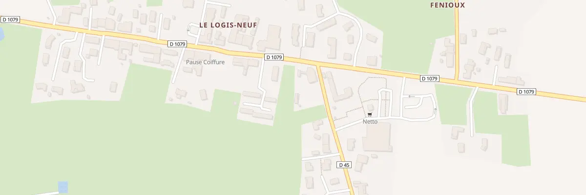 Plan de Rte de Vandeins à Confrançon