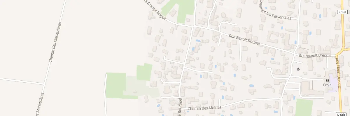 Plan du 104 Rue de Bourbuel à Niévroz