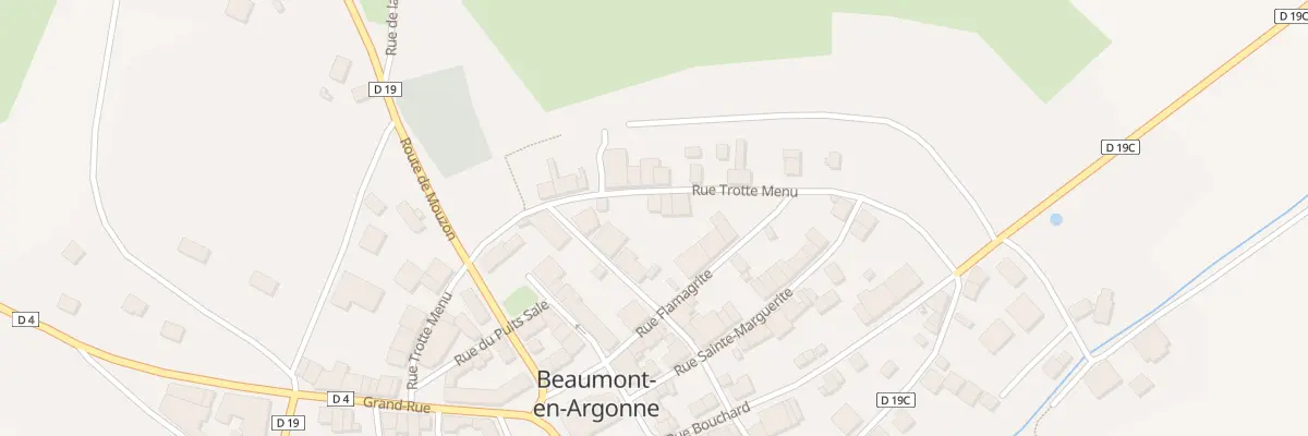 Plan du 4 Rue Trotte Menu à Beaumont-en-Argonne