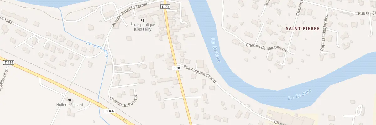 Plan du 1 Rue Auguste Chenu à Aouste-sur-Sye
