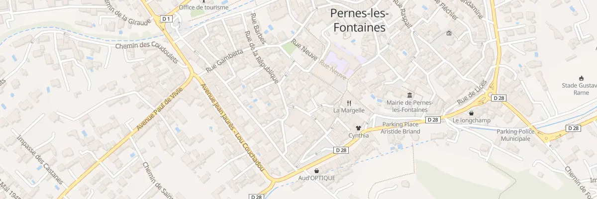 Plan du 205 Rue de la Republique à Pernes-les-Fontaines