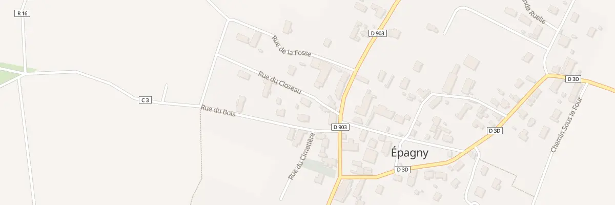 Plan du 1 Rue du Closeau à Épagny