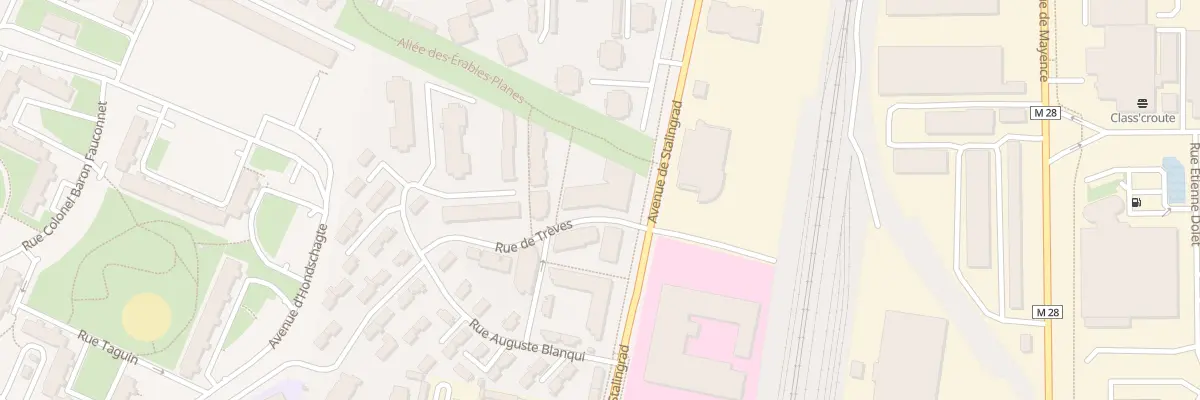 Plan du 51B Av de Stalingrad à Dijon
