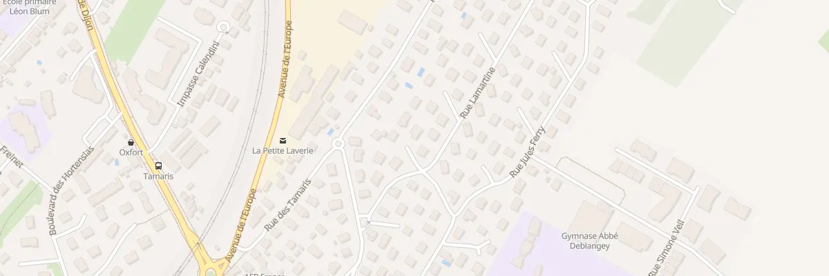 Plan du 9 Rue Lamartine à Longvic