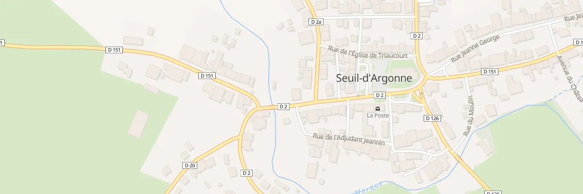 Plan du 2 Rue du Capitaine Fenaux à Seuil-d’Argonne