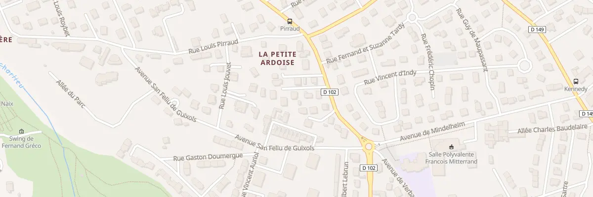 Plan du 5 Rue Jean Giraudoux à Bourg-de-Péage