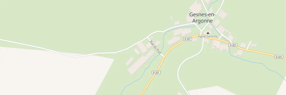 Plan du 8B Rue du Port à Gesnes-en-Argonne
