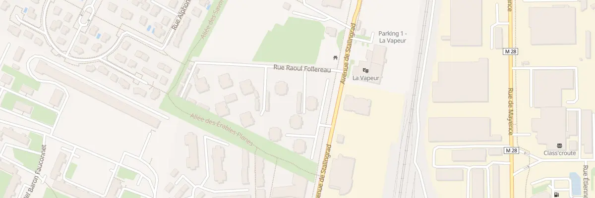 Plan du 53 Av de Stalingrad à Dijon