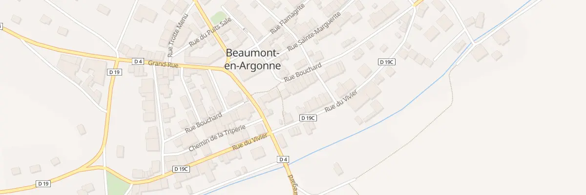 Plan du 18 Rue Bouchard à Beaumont-en-Argonne