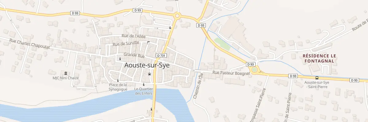 Plan du 59 Grande Rue à Aouste-sur-Sye