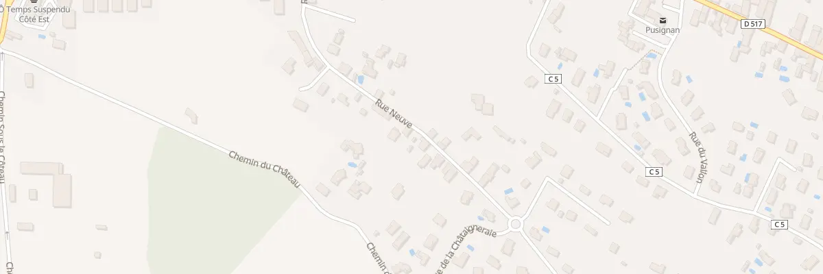 Plan du 20 Rue Neuve à Pusignan