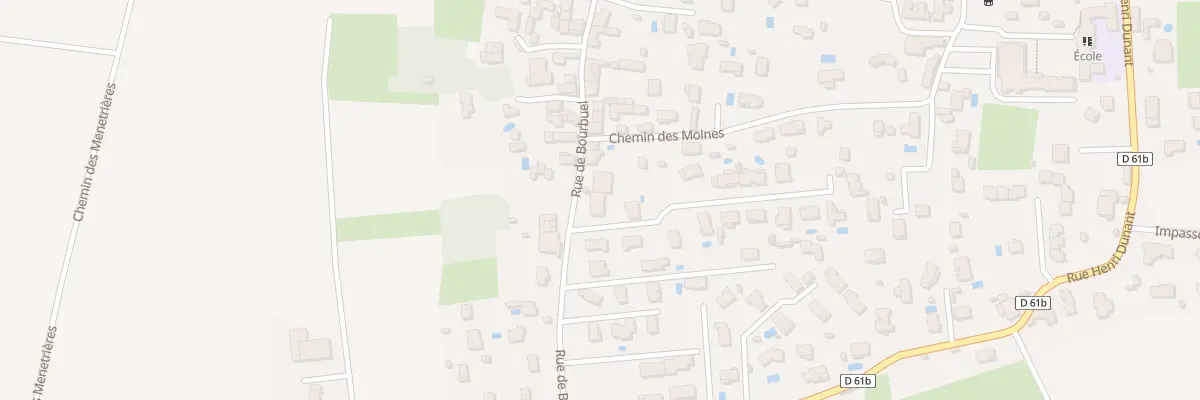 Plan du 287 Rue de Bourbuel à Niévroz