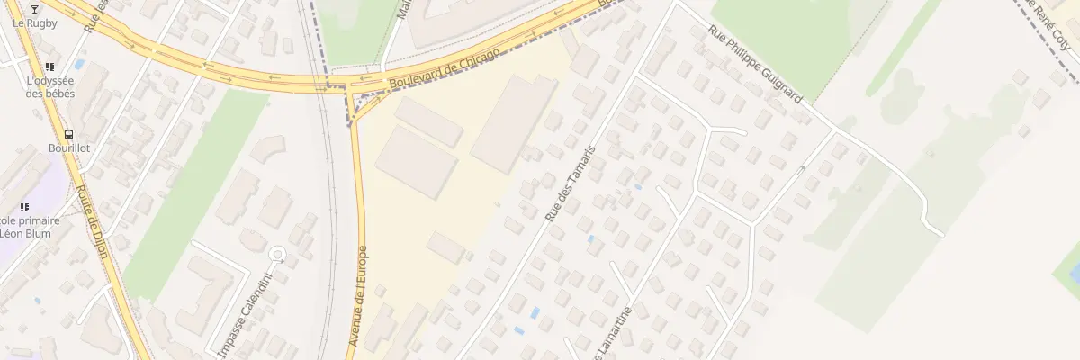 Plan du 35 Rue des Tamaris à Longvic