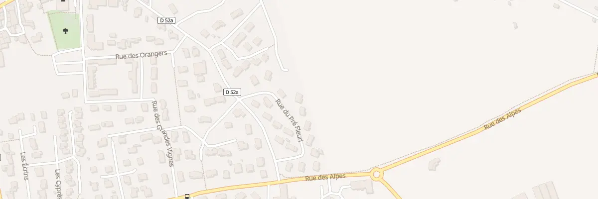 Plan du 19 Rue du Pré Fleuri à Mours-Saint-Eusèbe