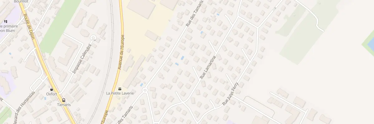Plan du 21 Rue Lamartine à Longvic