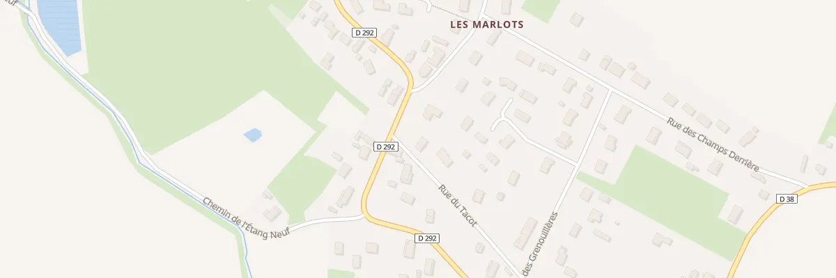 Plan du 22 Rte de Saint-Maurice à Saint-Martin-en-Bresse