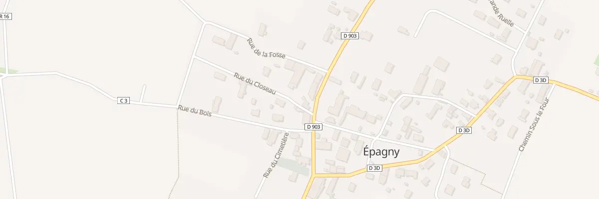 Plan du 2 Rue du Closeau à Épagny