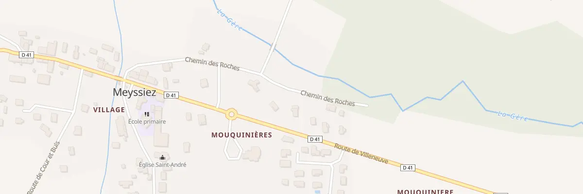 Plan du 59 Che des Roches à Meyssiez
