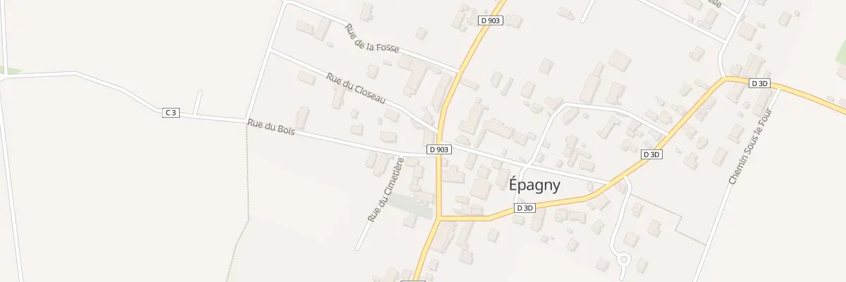 Plan du Village à Épagny