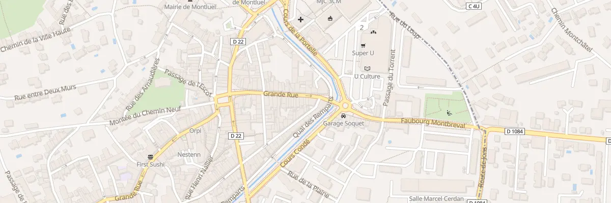 Plan du 43 Gr Grande Rue à Montluel