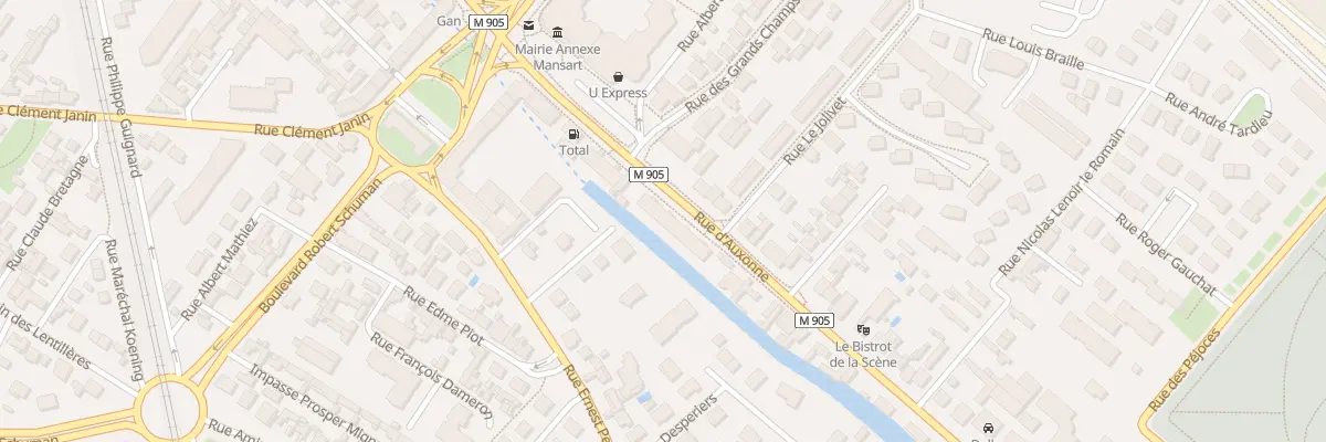 Plan du 178B Rue d’Auxonne à Dijon
