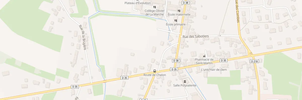 Plan du 4 Rue du 19 Mars 1962 à Saint-Martin-en-Bresse