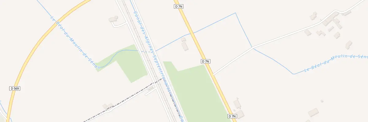 Plan du 10 N 7 Route de Senas à Orgon