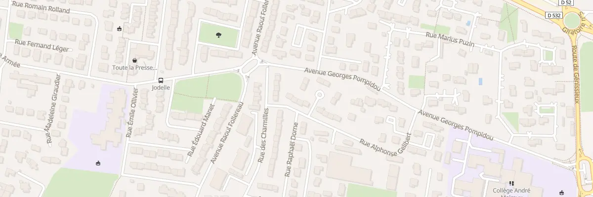 Plan du 3 Rue Alphonse Gelibert à Romans-sur-Isère