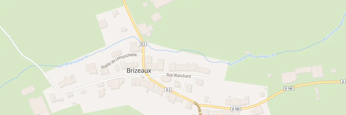 Plan du 3 Rue Blanchard à Brizeaux