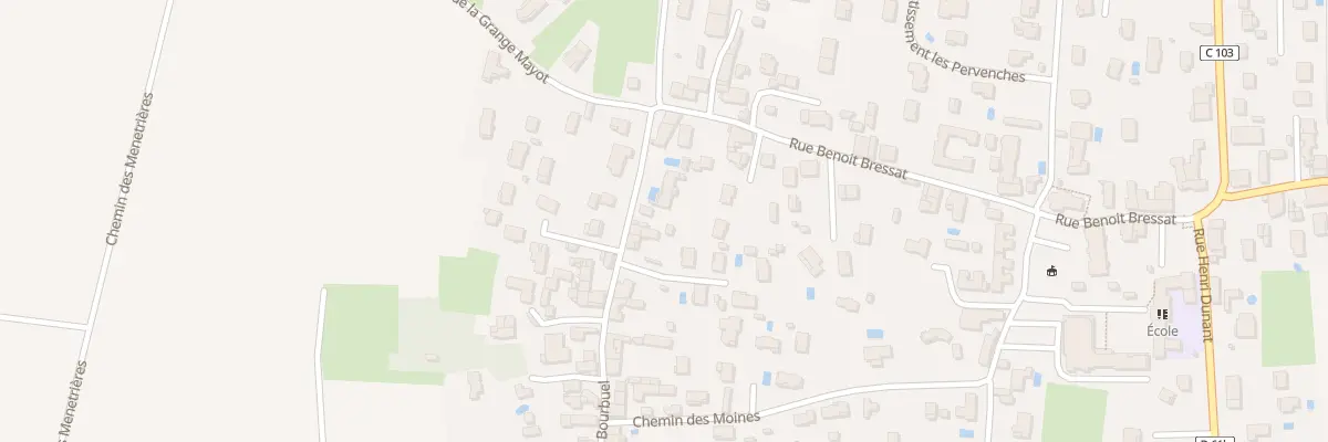 Plan du 69 Rue de Bourbuel à Niévroz