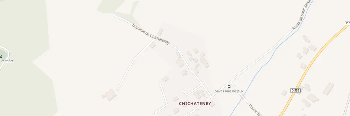Plan du 161 Imp de Chichateney à Savas-Mépin