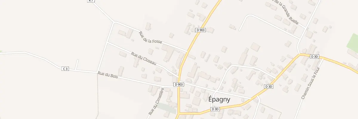 Plan du 3B Rte d’Is sur Tille à Épagny