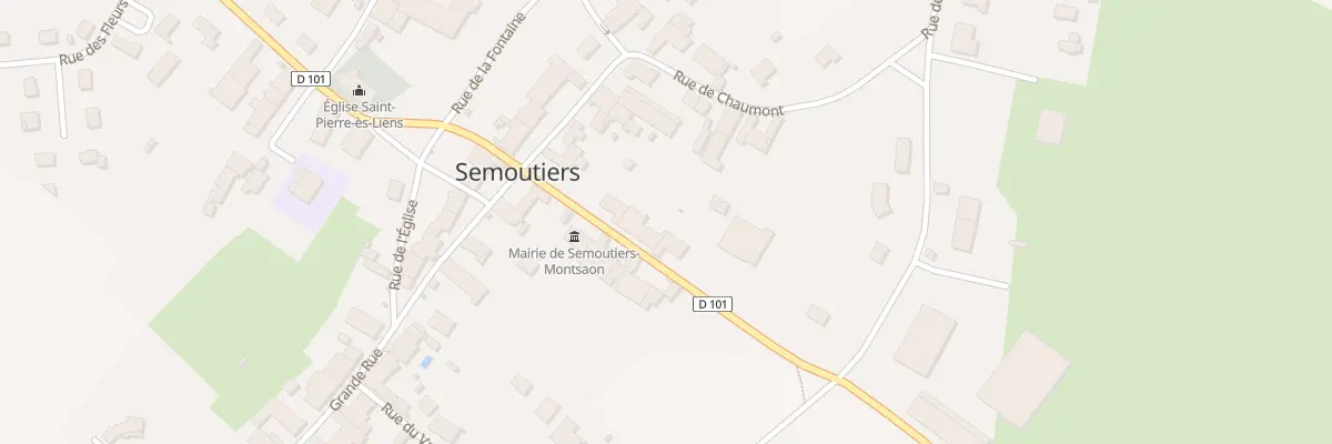 Plan du 7 Rue de Neuilly à Semoutiers-Montsaon
