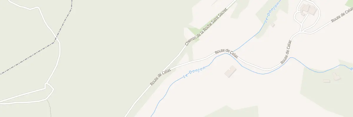 Plan du 38 Che de la Roche Saint Secret à Mercurol-Veaunes