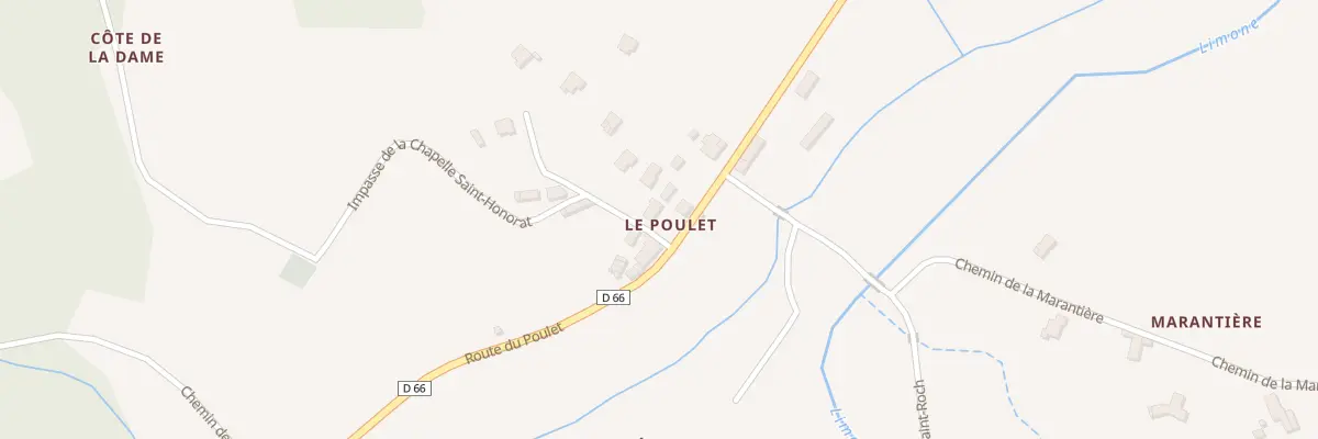 Plan du 30 Che de Cluny à Montchenu