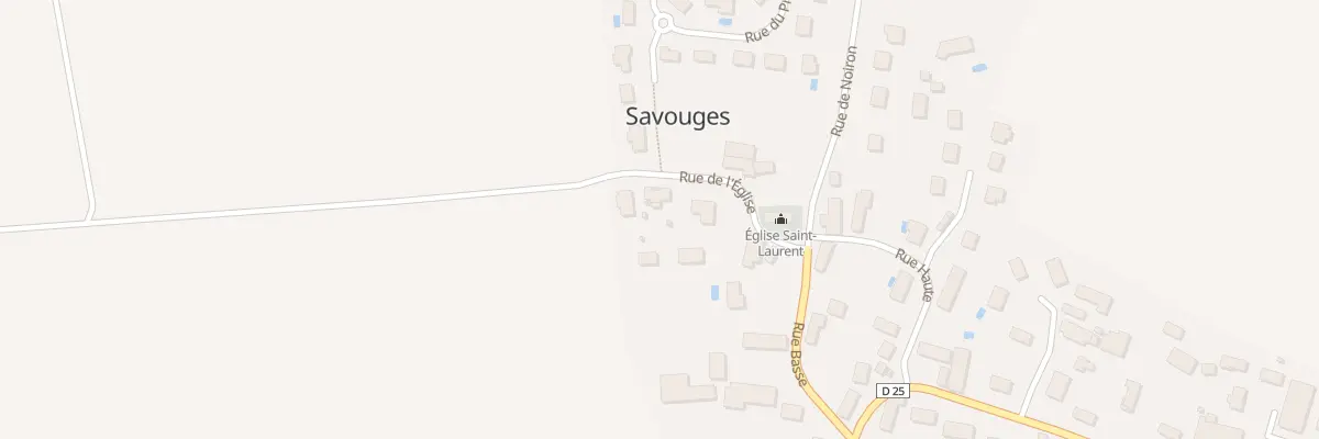 Plan du 2B Rue de l’Eglise à Savouges