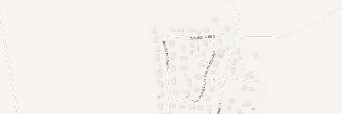 Plan du 16 Rue du Pré Fleuri à Savouges
